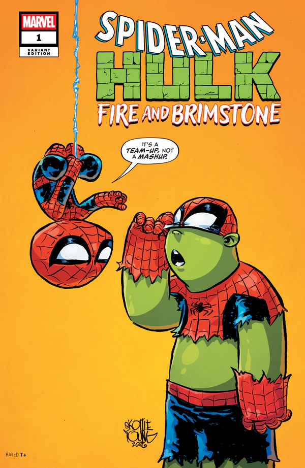 Spider-Man/Hulk: Fire And Brimstone: Skottie Young Variant #1 - Cover 6